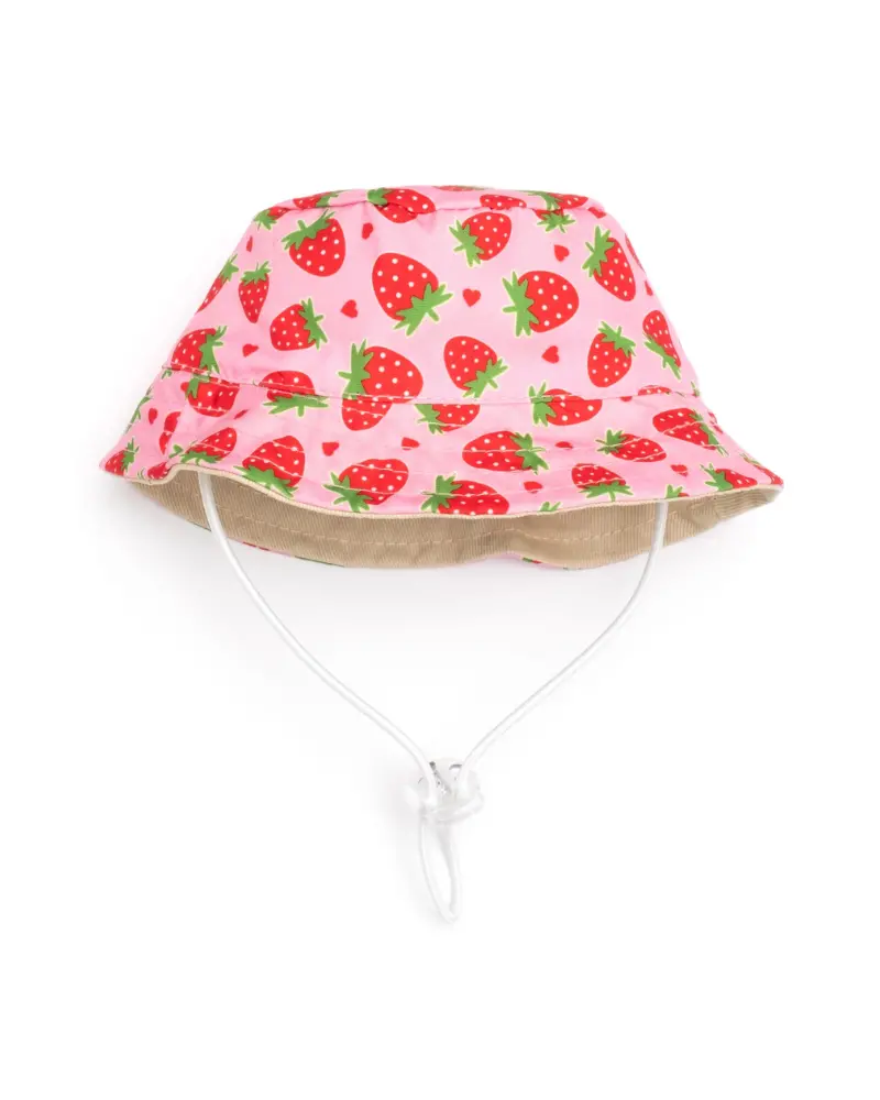 Strawberry Bucket Hat For Dogs 1