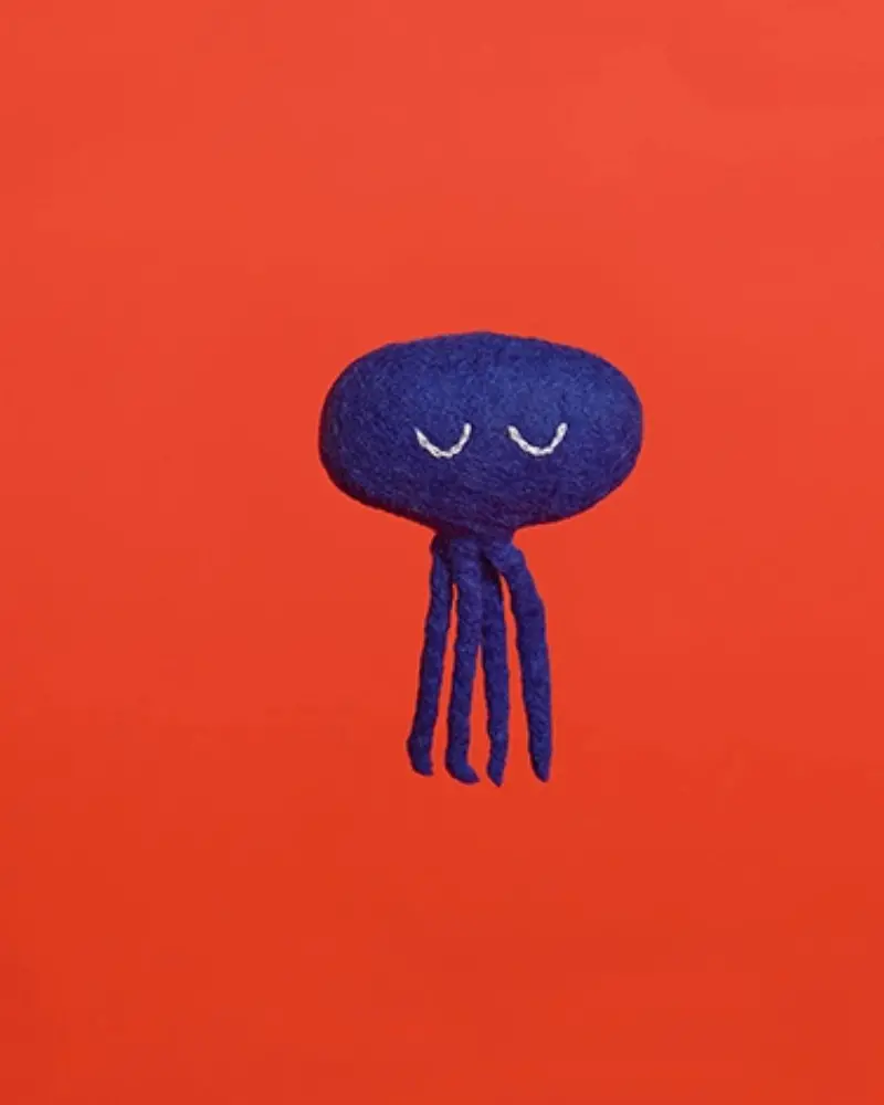 Wool Octopus Cat Toy 1