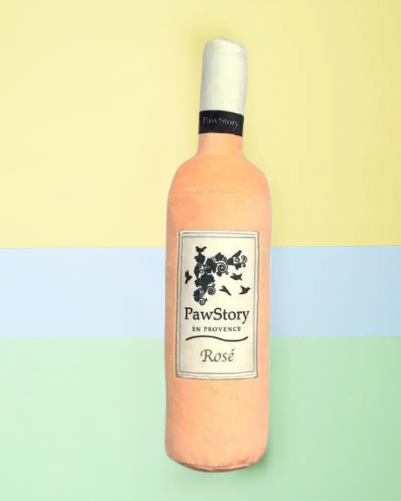 Rosé "Pawstory En Provence" Squeaky Plush Dog Toy (Final Sale) 1