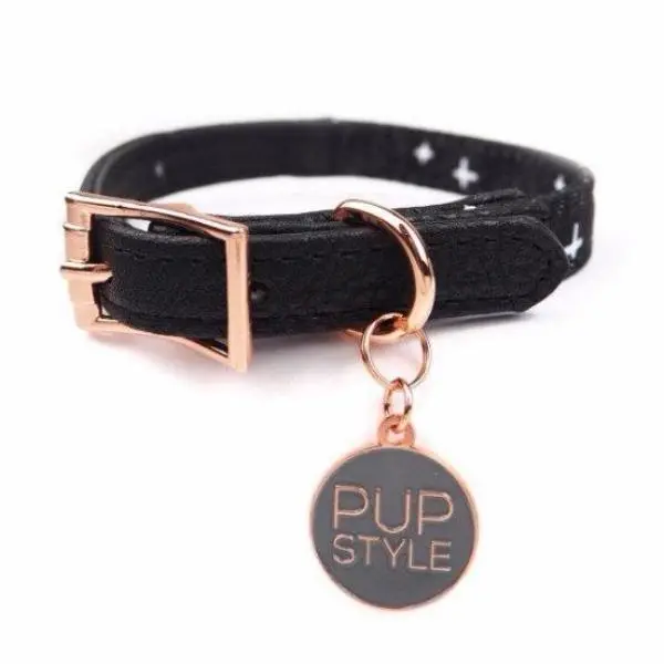 Pupstyle | Black Cross City Collar 1