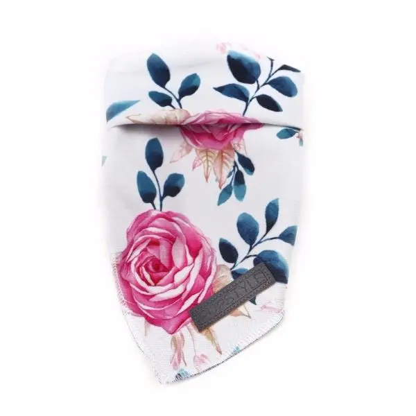 Pupstyle | Fresh Blooms Tie-Up Reversible Bandana 1