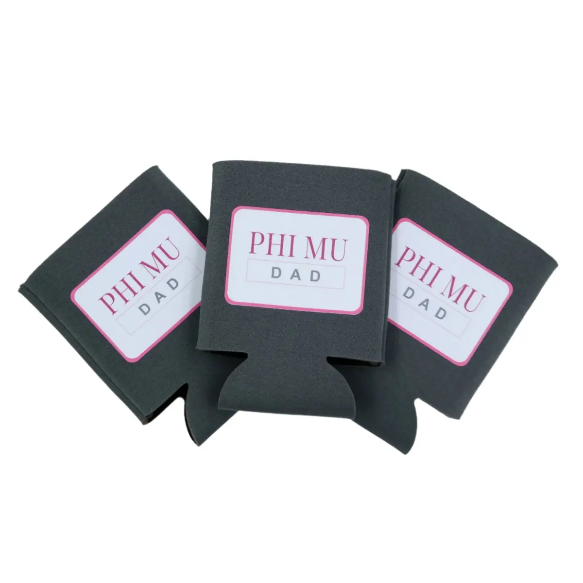Phi Mu Dad Can Coozie 1