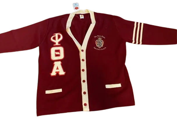 Phi Theta Alpha Two Tone Cardigan 1