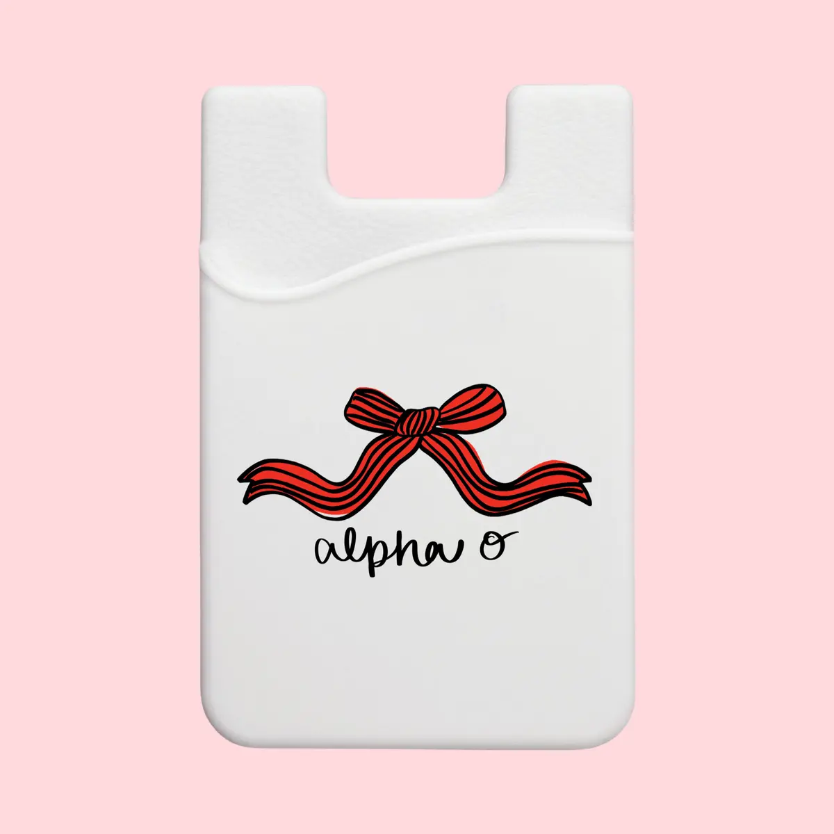 Alpha Omicron Pi  Bow Koala Pouch 1