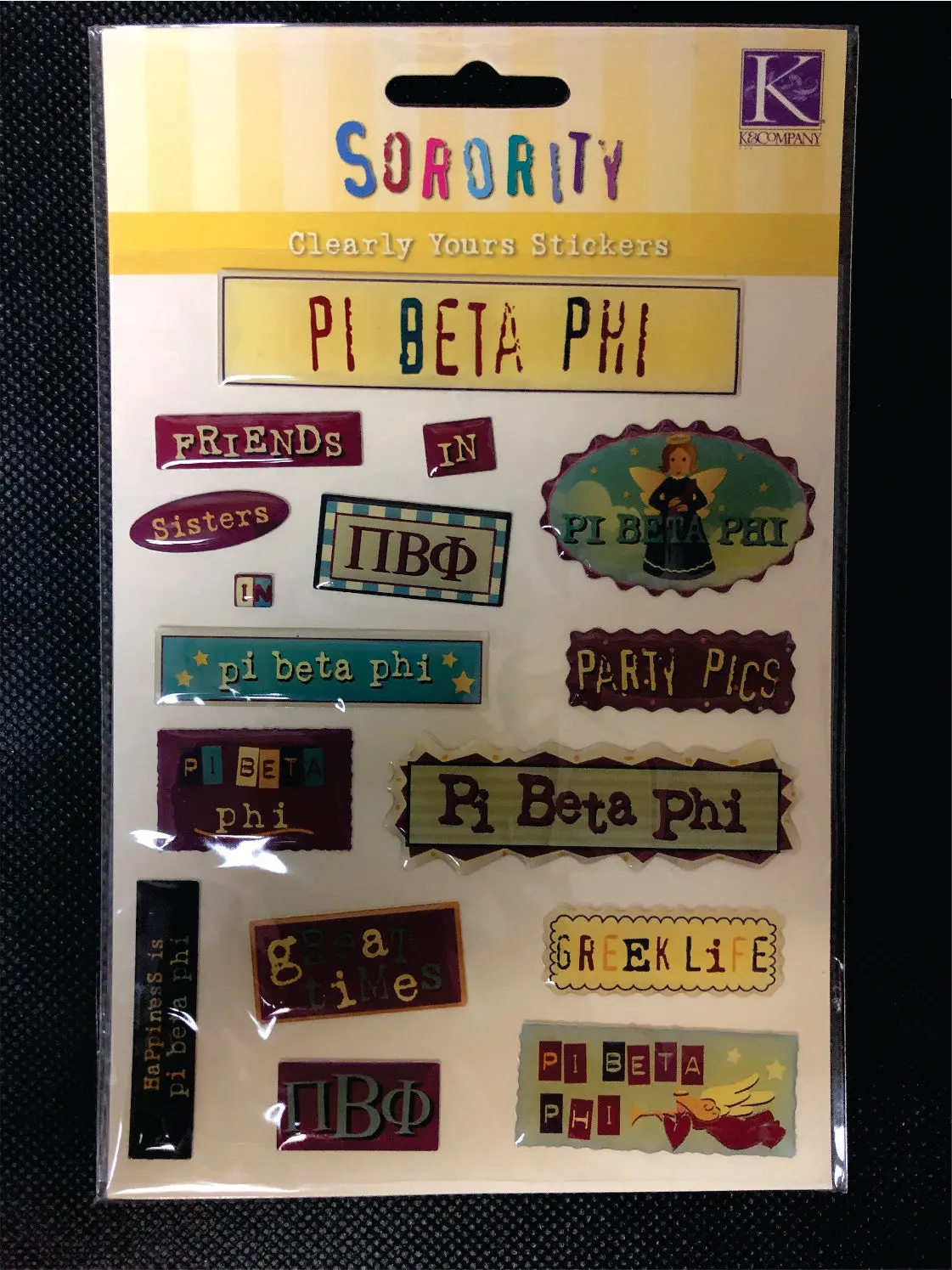 Pi Beta Phi Discontinued Sticker Set 1