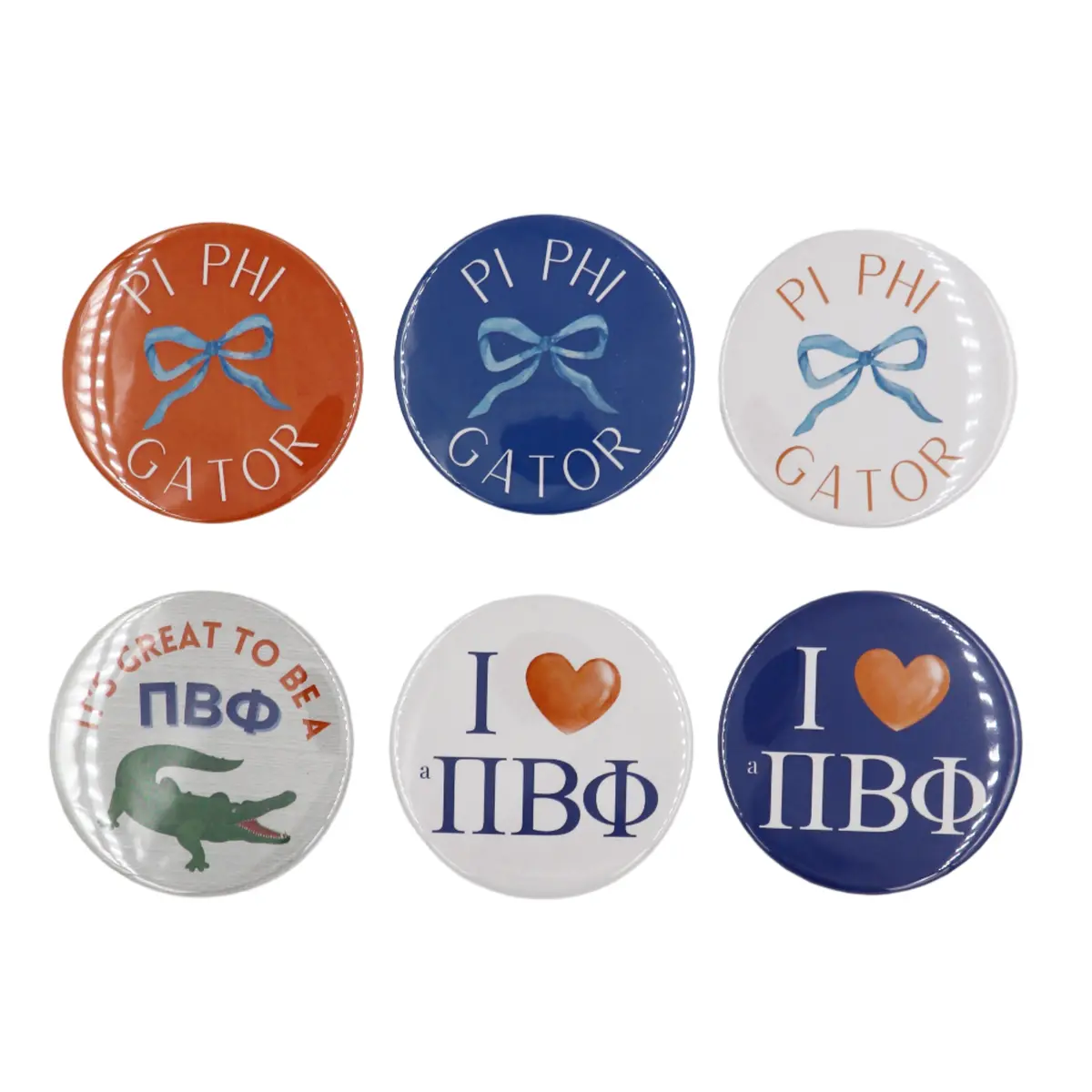 Pi Beta Phi 2025 Printed Buttons 1