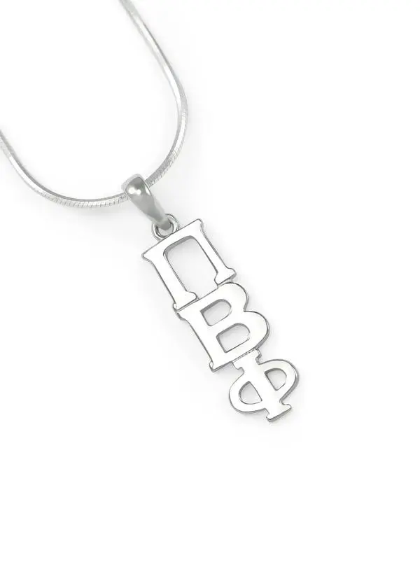 Pi Beta Phi Sterling Silver Lavaliere 1
