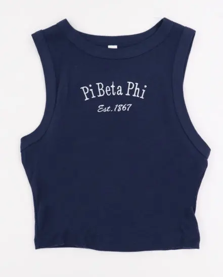 Pi Beta Phi Classic Crop Tank 1