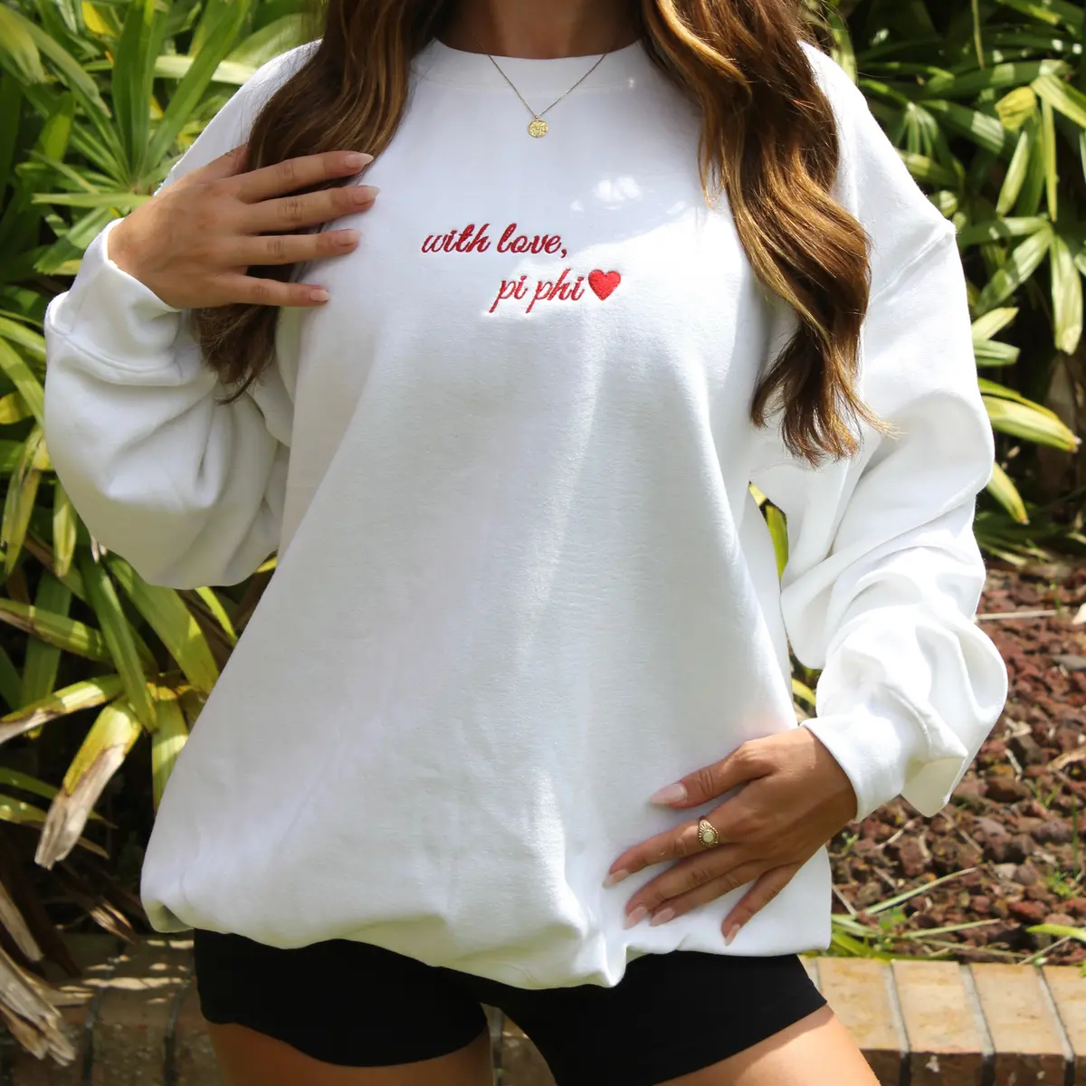 Pi Beta Phi With Love Crewneck 1