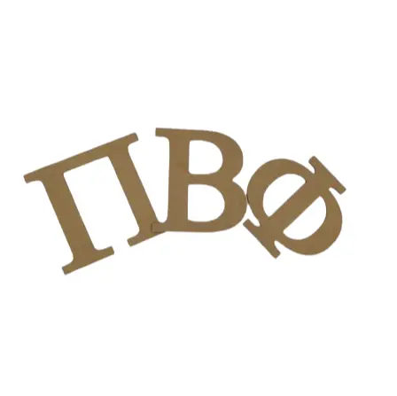 Pi Beta Phi Crafting Mdf/Wood Letter Set 1