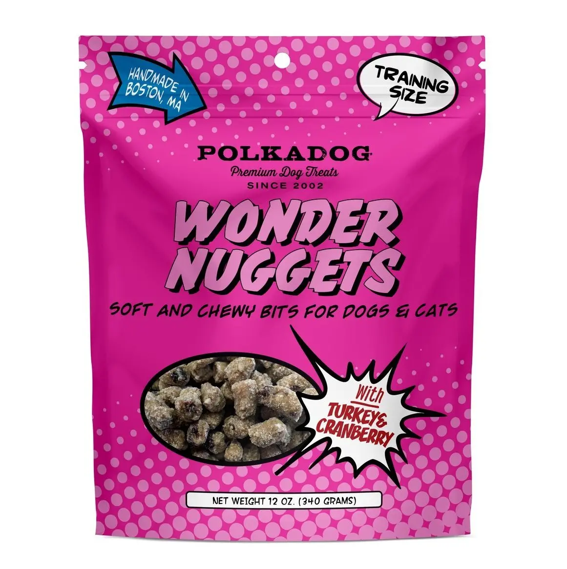 Polka Dog Bakery | Wonder Nuggets In Turkey Cranberry (For Dogs & Cats) 1