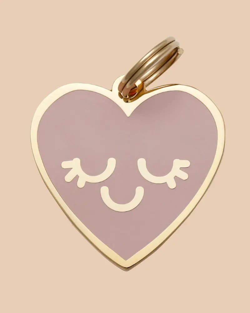 Smiling Heart Id Tag (Custom) 1
