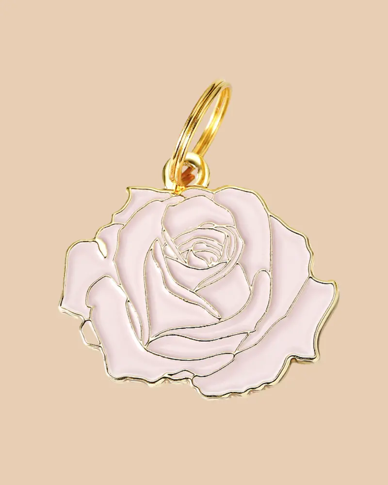 Rose Pet Id Tag (Custom/Drop-Ship) 1