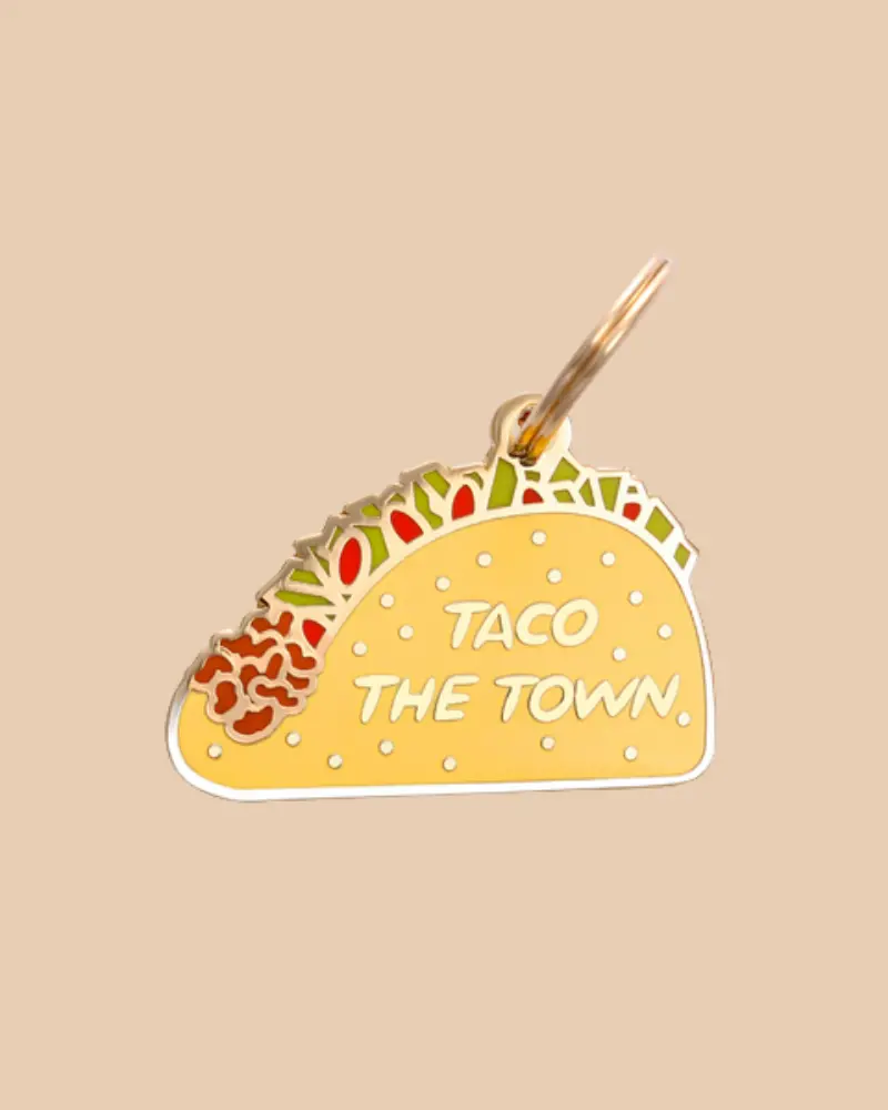 Taco The Town Id Tag (Custom/Drop-Ship) 1