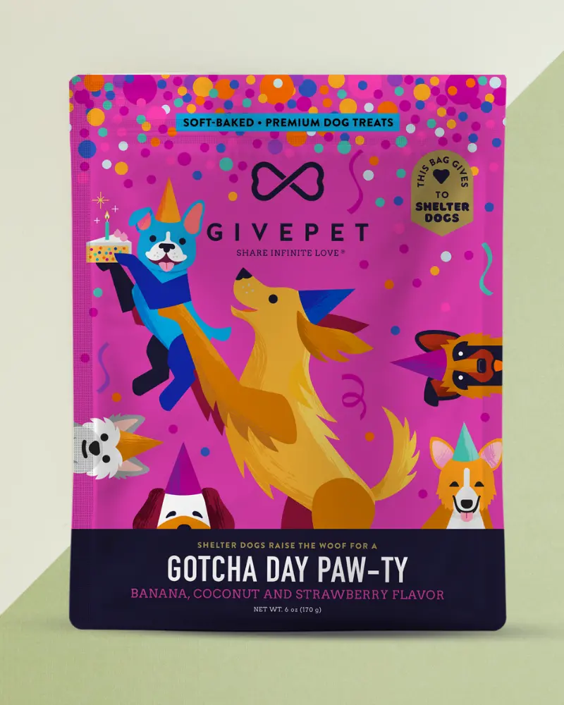 Gotcha Day Paw-Ty Soft & Chewy Dog Treats (Made In The Usa) 1
