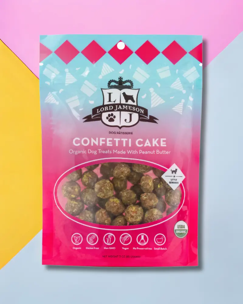 Confetti Cake Organic Dog Treats 1