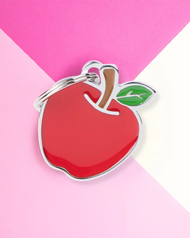 Big Little Apple Custom Pet Id Tag 1