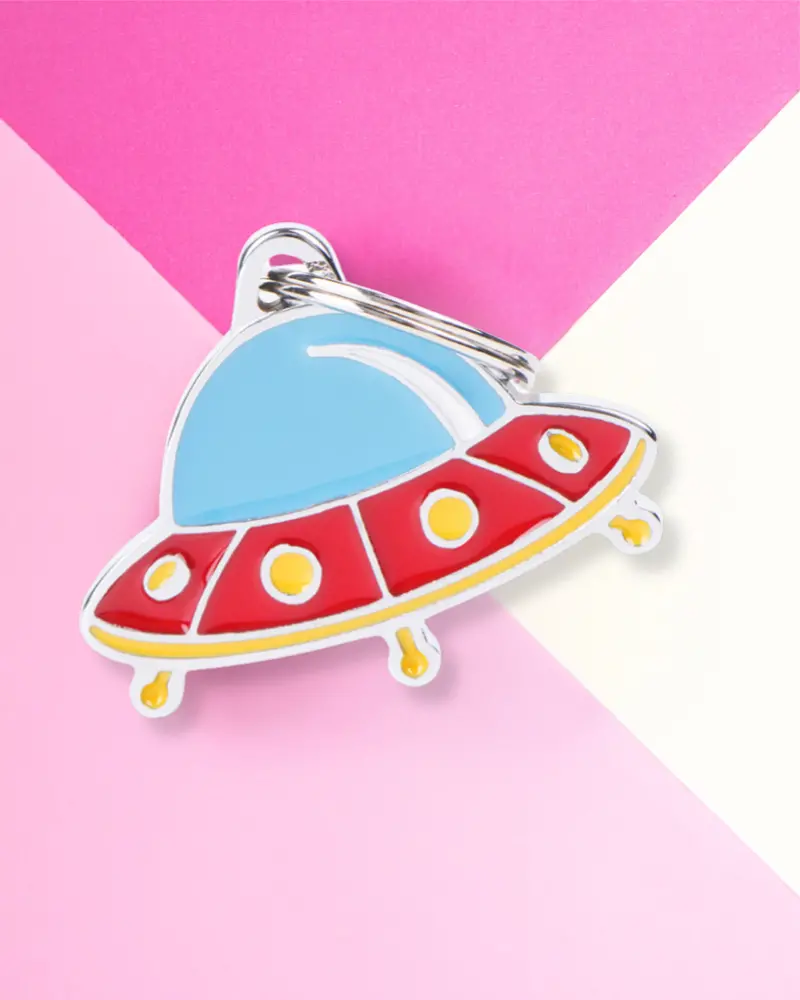 Ufo Custom Pet Id Tag 1
