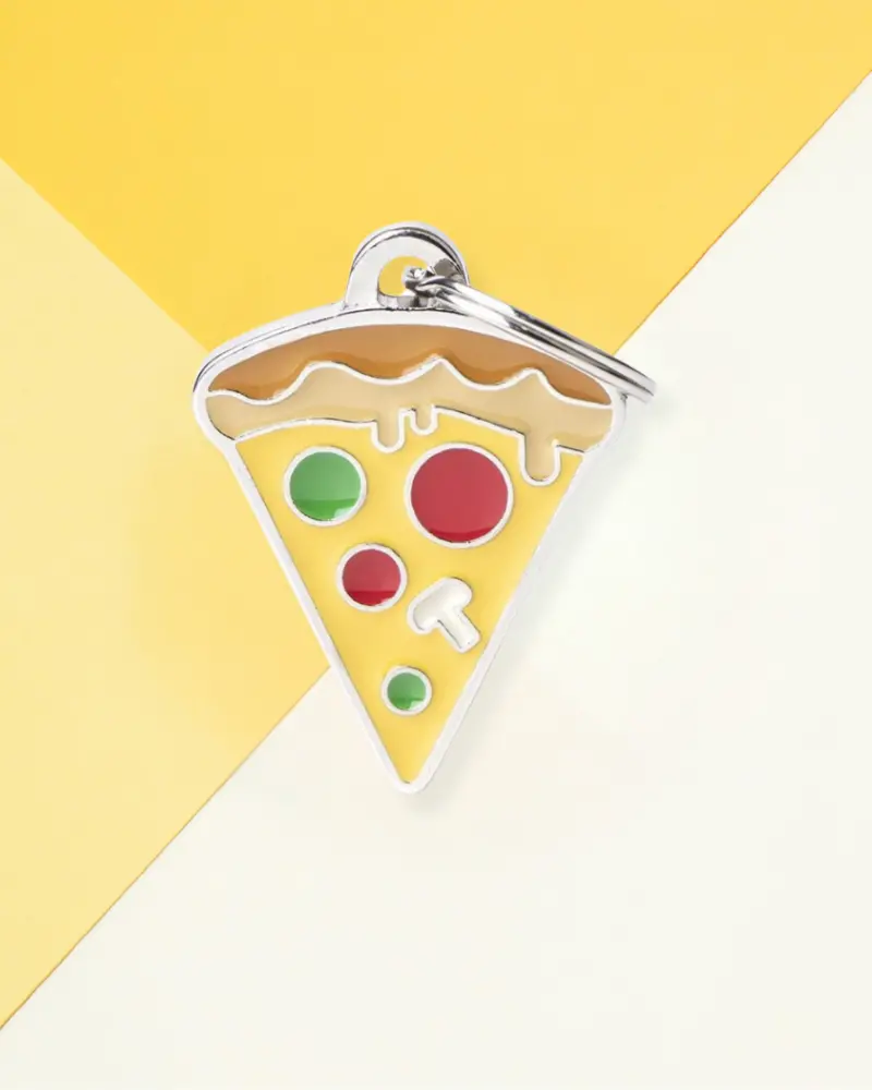 Pupper Pizza Custom Pet Id Tag 1
