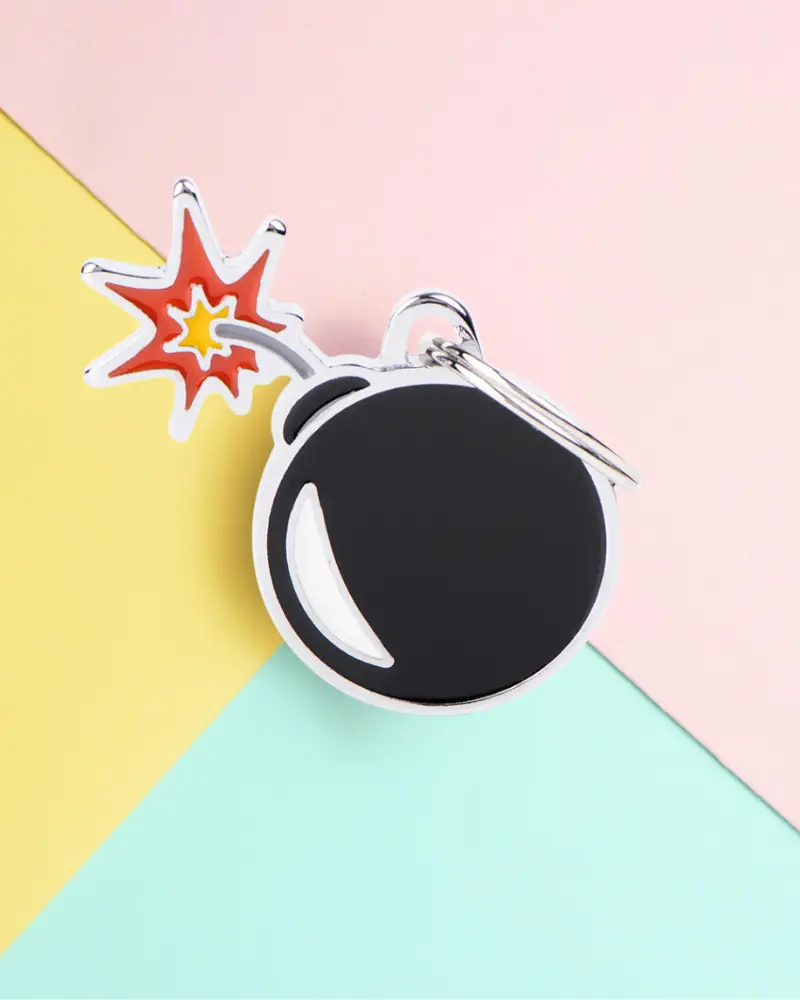 Ticking Time Bomb Custom Pet Id Tag 1
