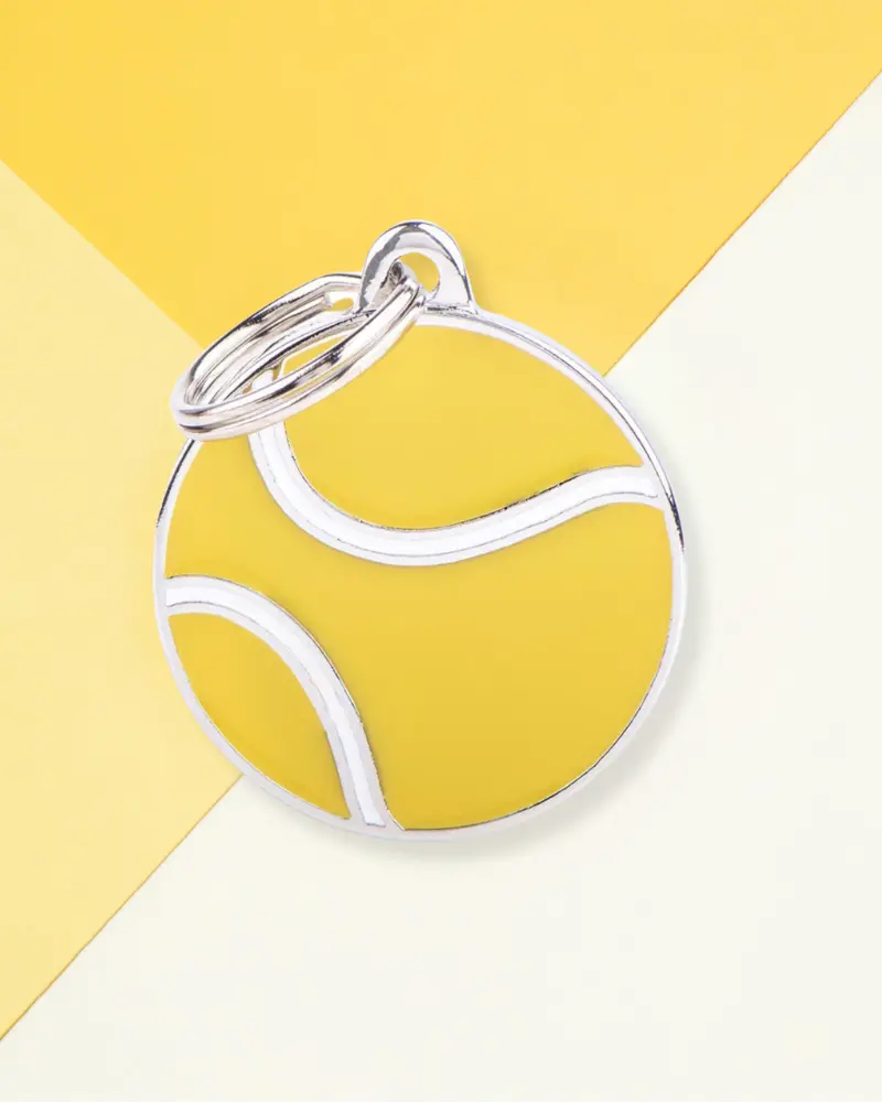 Tennis Baller Custom Pet Id Tag 1