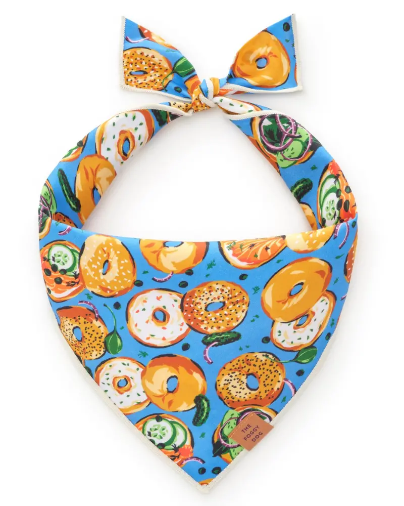 Bagels And Schmear Dog Bandana 1