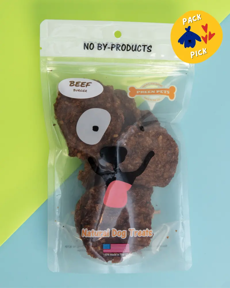 Beef Burger Dog Treats (Made In The Usa) 1