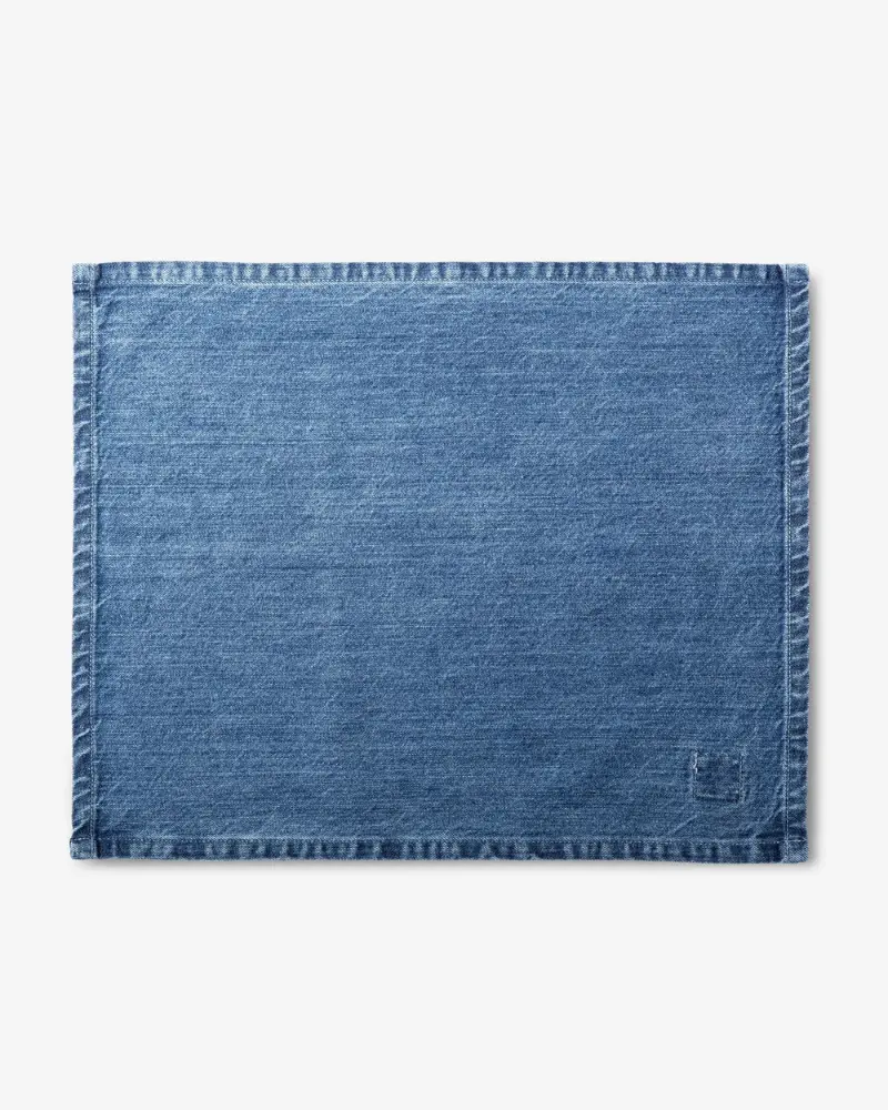 Denim Placemat In Medium Vintage (Made In The Usa) 1