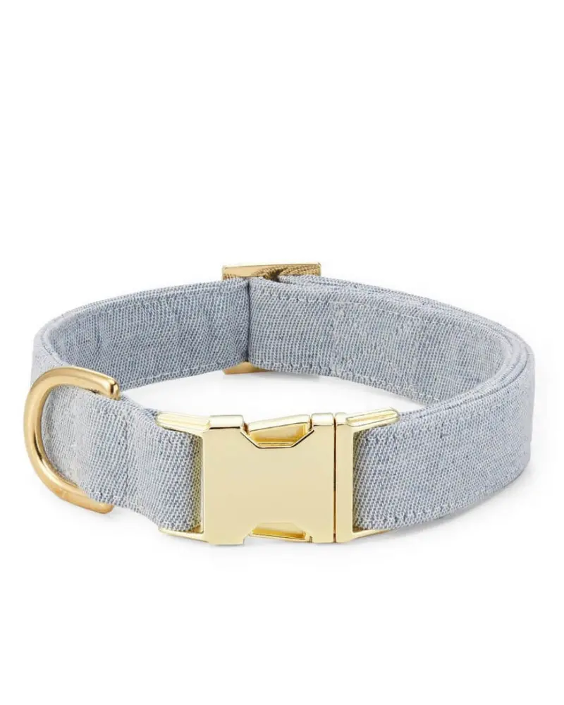 Upcycled Denim Dog Collar (Made In The Usa) (Final Sale) 1