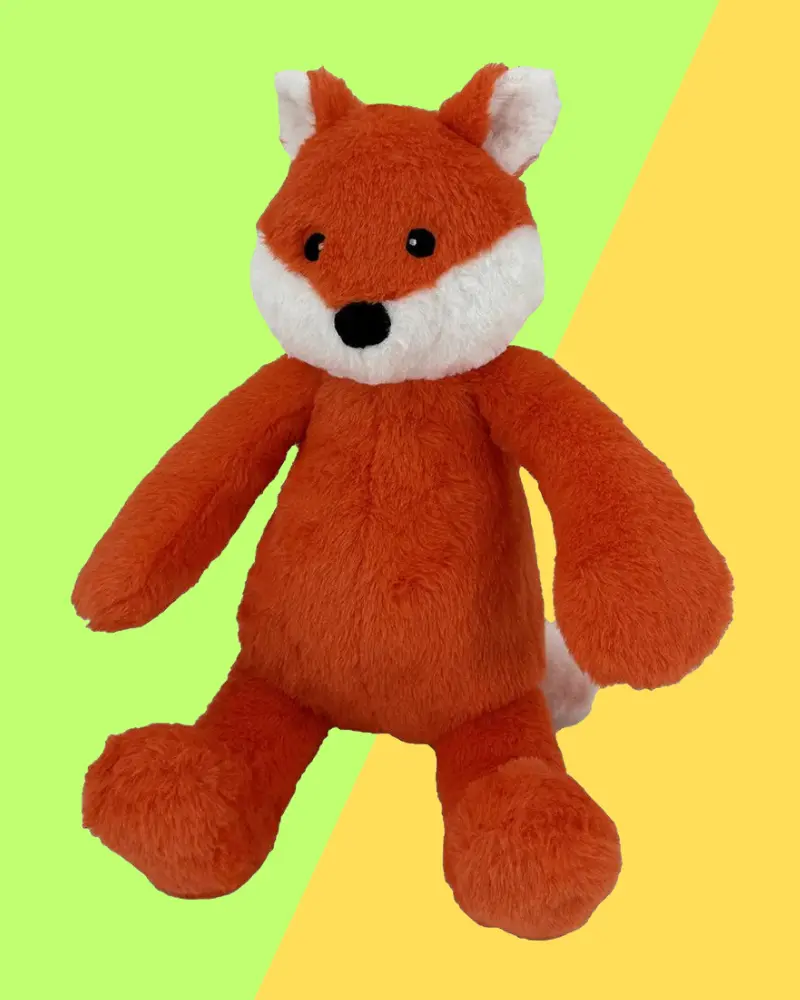 Fox Squeaky Plush Dog Toy 1