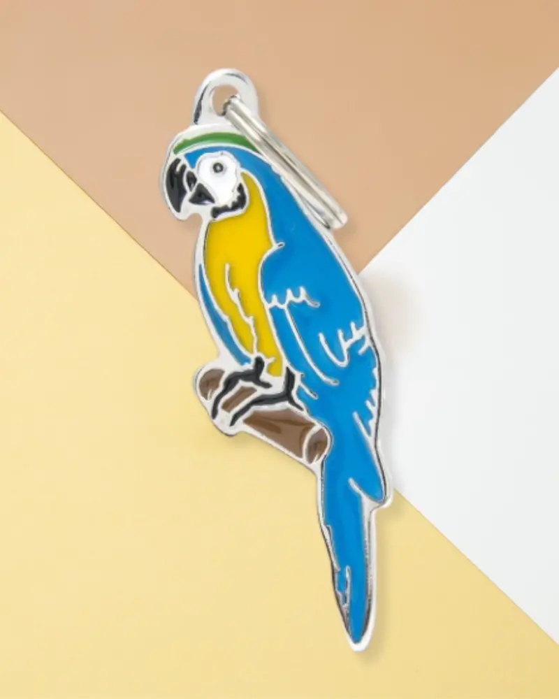 Parrot Custom Pet Id Tag 1
