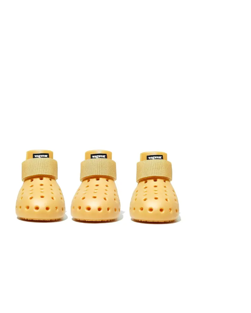 Wagwellies Mojave Dog Boots In Sand (3 Boots) 1