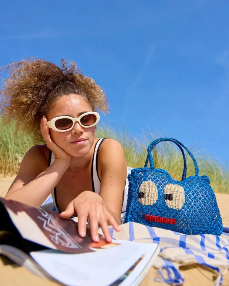 Tracy Big Eyes Jute Bag 1