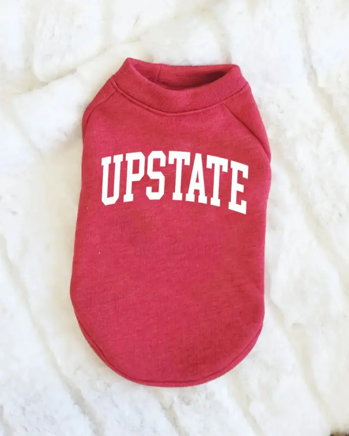 Upstate Dog Sweatshirt In Red 1