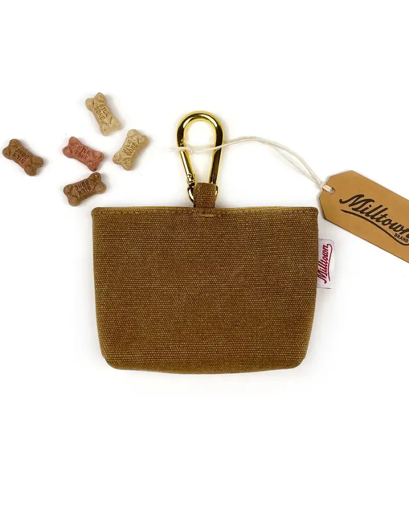 Washed Canvas Treat Pouch 1