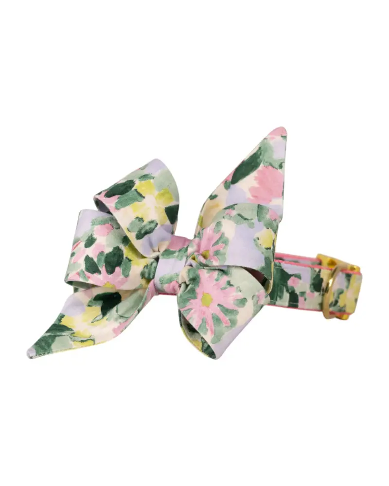 Lovely Lilly Belle Bow Dog Collar (Made In The Usa) 1