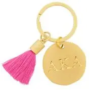 Alpha Kappa Alpha Gold Tassel Keychain 1