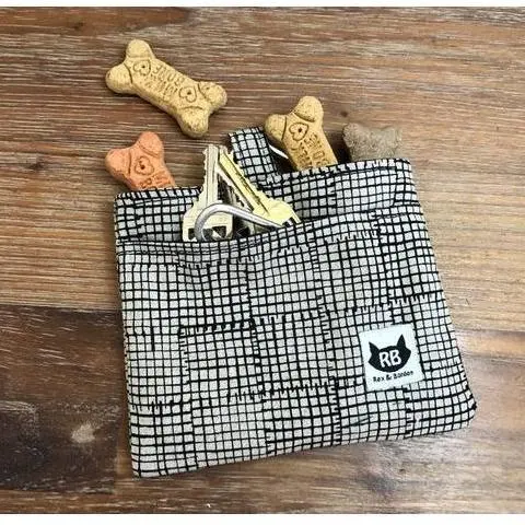 Rex & Bandon | Dog Treat Bag In Mini Grid 1