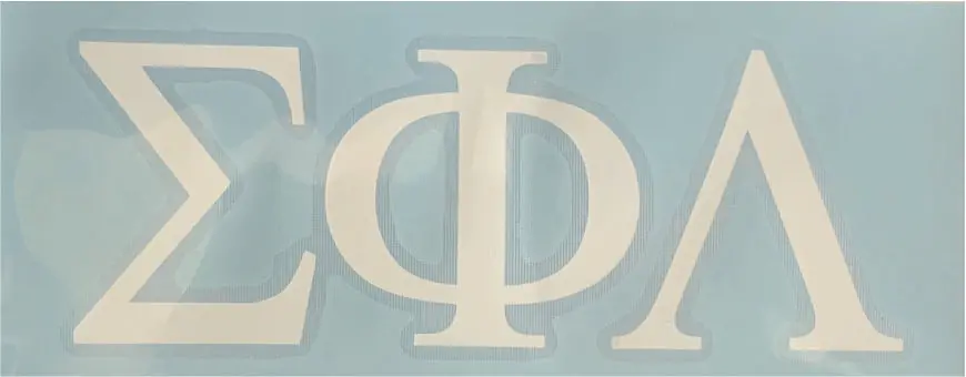 Sigma Phi Lambda Vinyl Decal 1