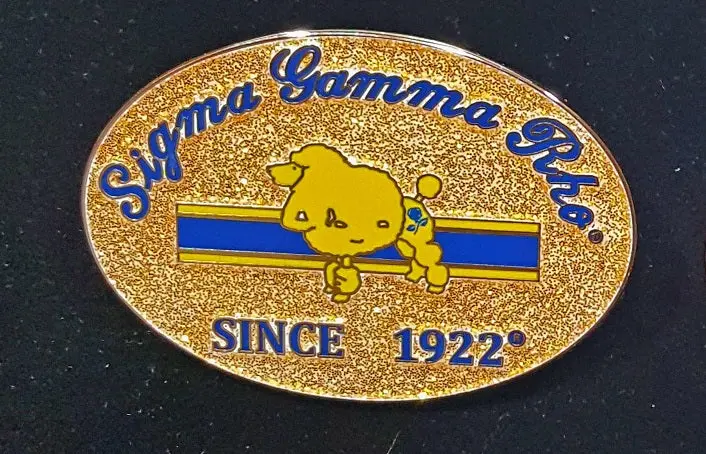 Sigma Gamma Rho Oval Pin 1