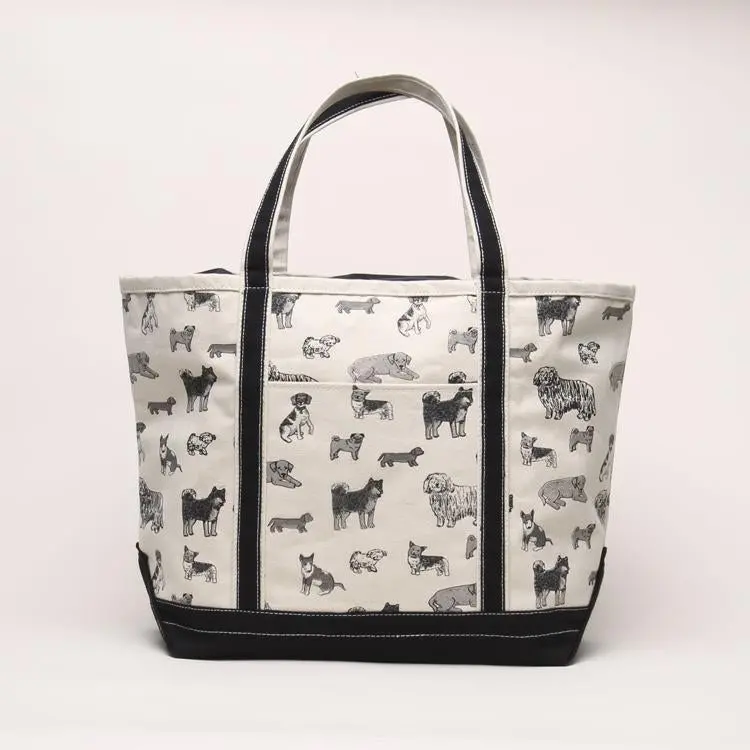 Shore Bags | Dog Print Tote 1