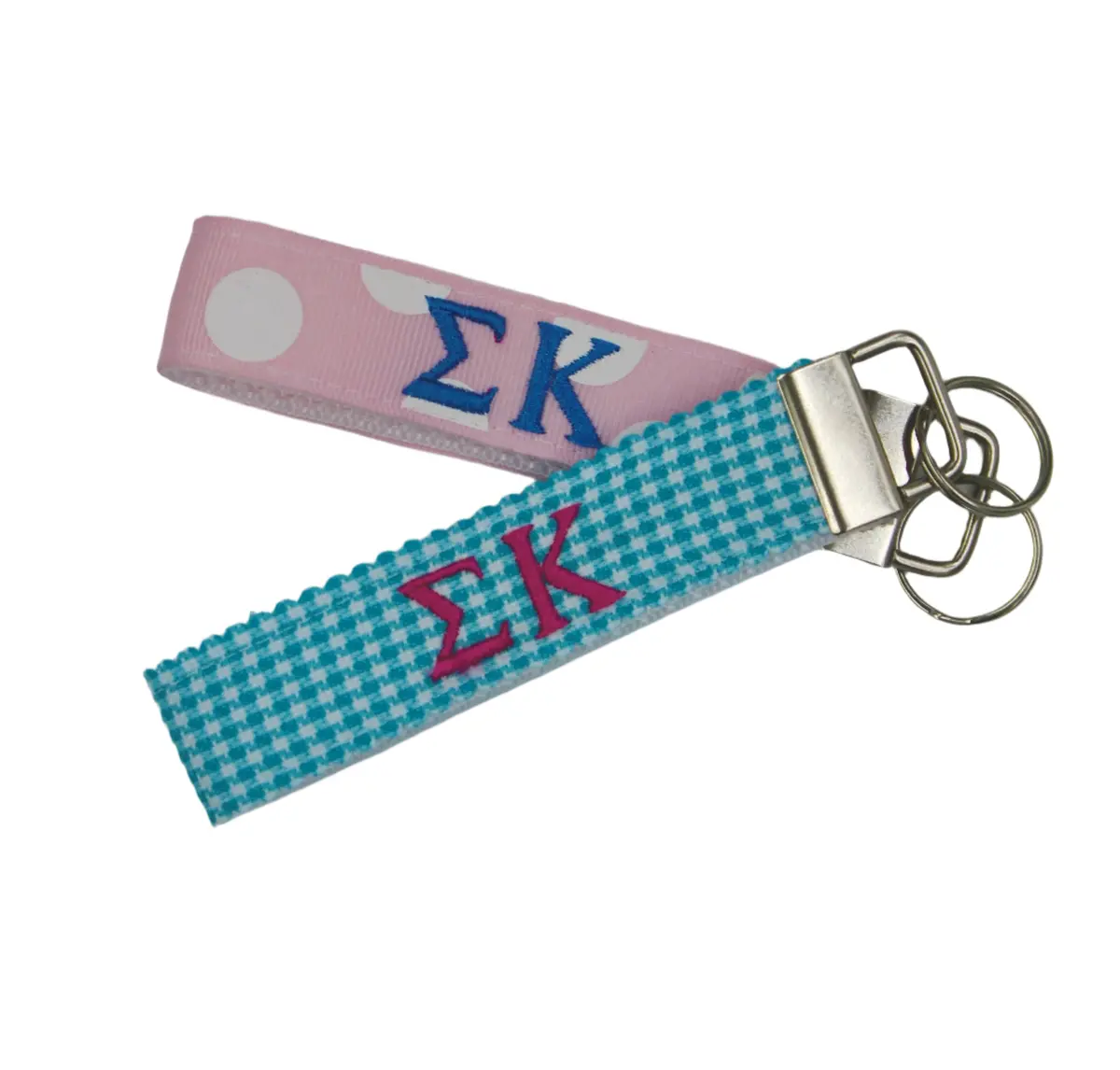 Sigma Kappa Pastel Fob Keychain 1