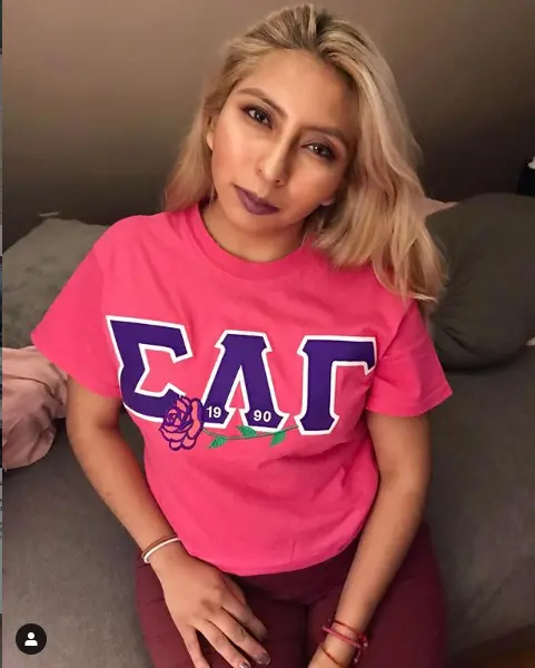 Sigma Lambda Gamma 1990 Rose Tee 2