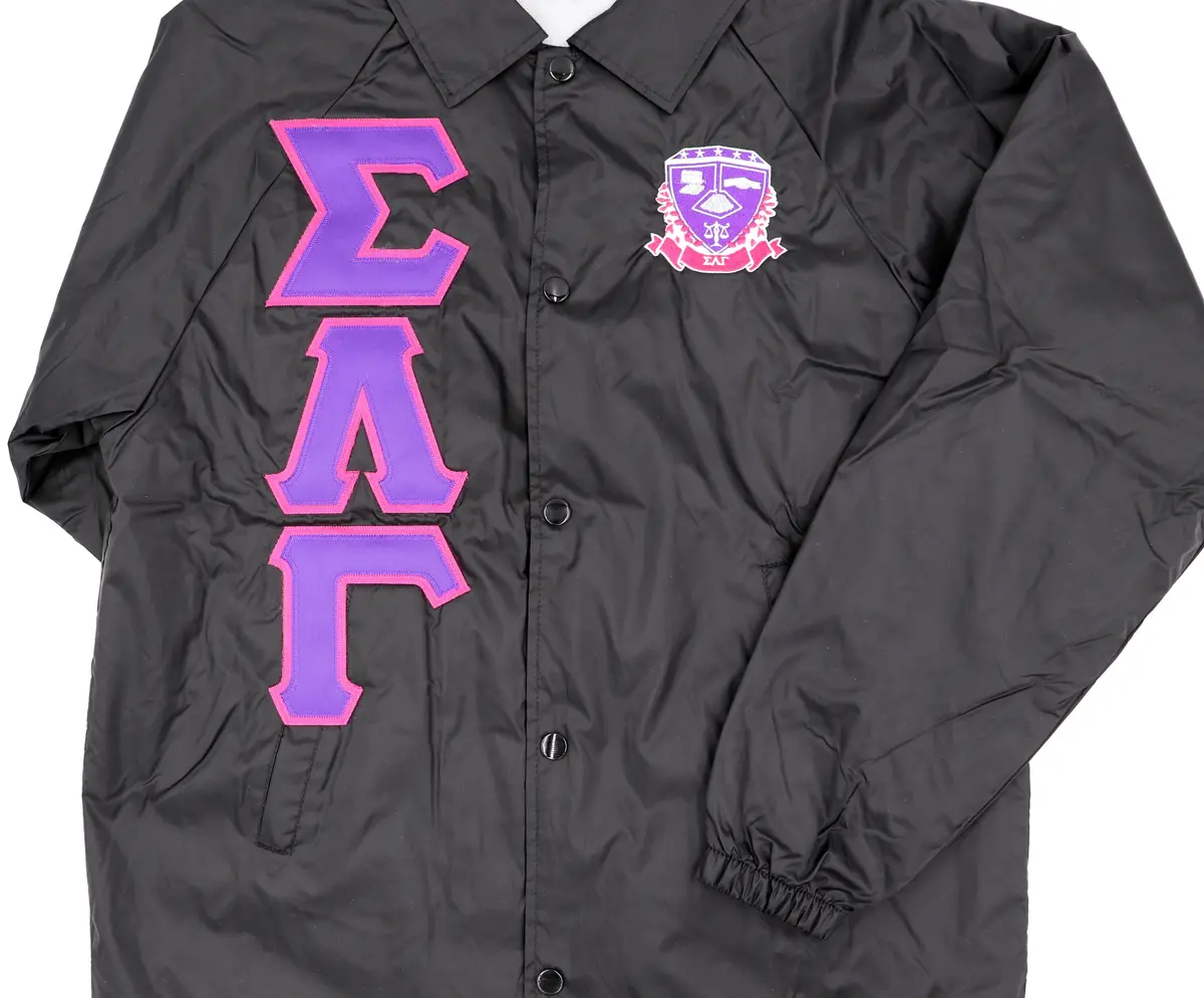 Sigma Lambda Gamma Crossing Jacket With Shield 1
