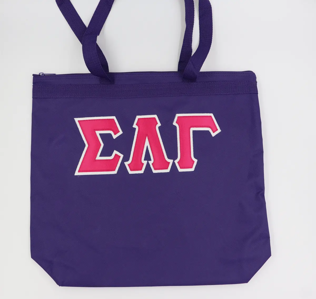 Sigma Lambda Gamma Purple Tote Bag - 1094-9D8b9b-121023 1