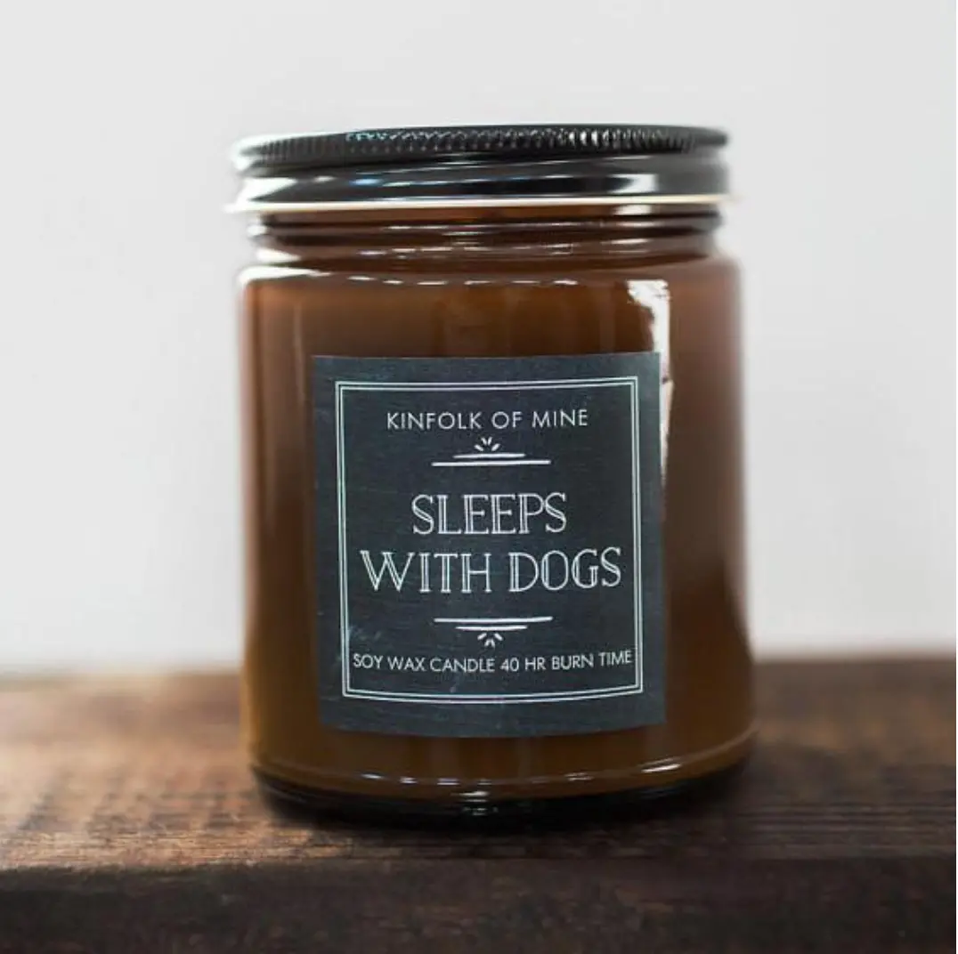 Kinfolk Of Mine | Soy Wax Candle In Sleep With Dogs 1