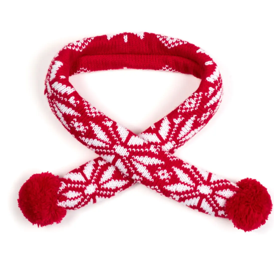 Worthy Dog | Ski Lodge Scarf In Red 1