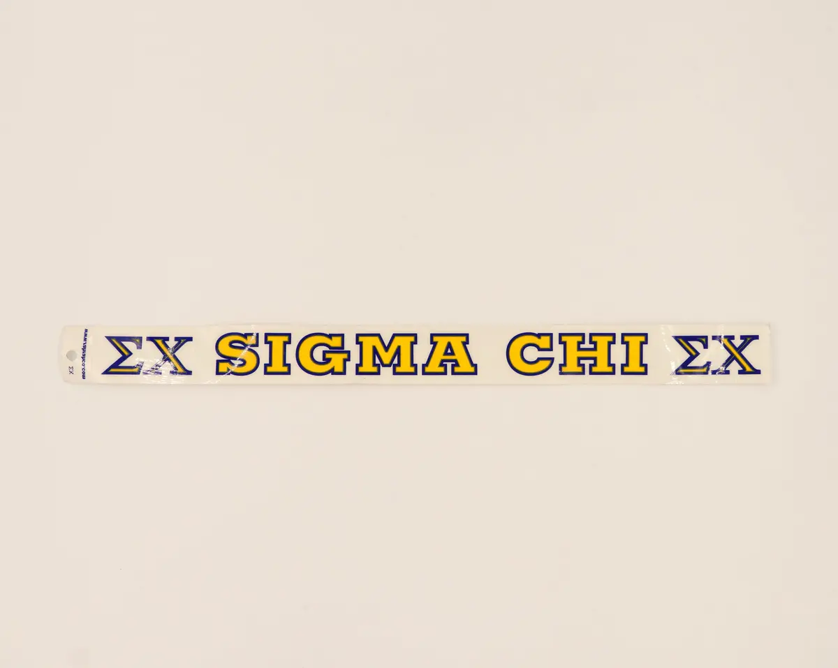 Sigma Chi Horizontal Decal 1