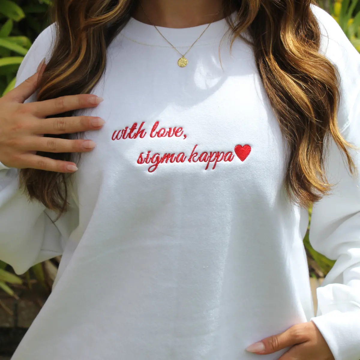 Sigma Kappa With Love Crewneck 1