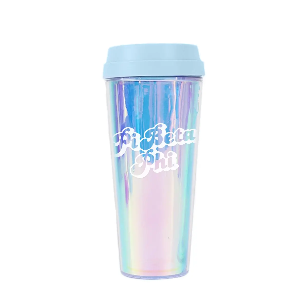 Pi Beta Phi Retro Iridescent  Tumbler 1